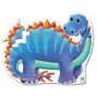 Primul meu mare puzzle de podea Dinozaur 12 piese 60.96x45.72 cm asamblat